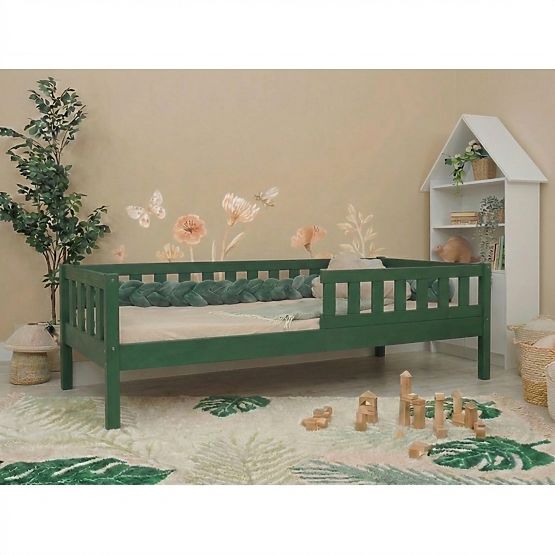 Letto per bambini Montessori Ourbaby Meadow plus - verde