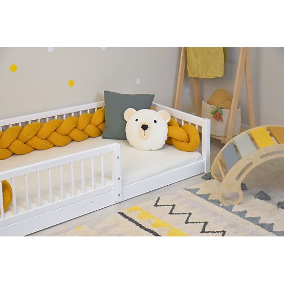 Letto per bambini Montessori Woodie - bianco