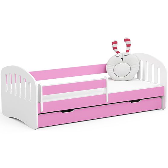 Letto per bambini PLAY 180x80 Rosa + Materasso