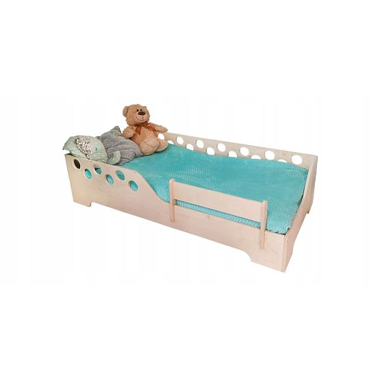 Letto per bambini Poppy con barriera - 140 x 70 cm