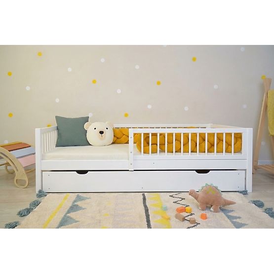 Letto per bambini Ourbaby Willow Plus - bianco