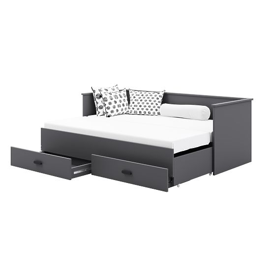 Letto pieghevole HELIOS 200x80 cm - grigio