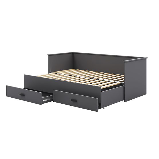 Letto pieghevole HELIOS 200x80 cm - grigio