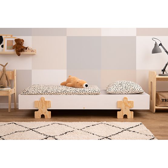 Letto universale Puzzle - bianco
