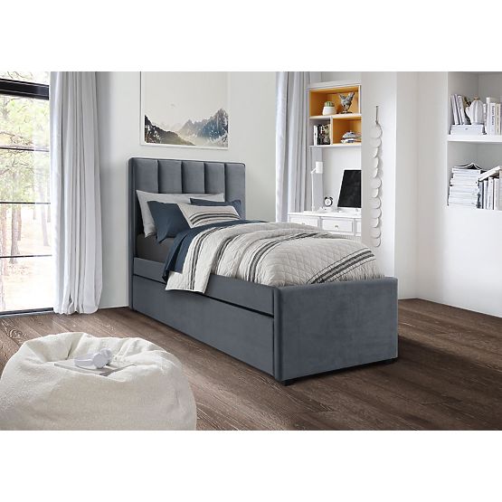 Letto RUSSO 90 cm grigio (4p=1ks)