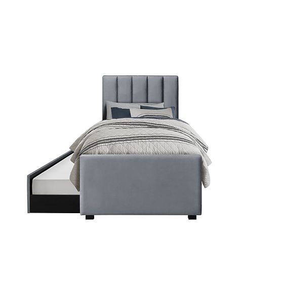 Letto RUSSO 90 cm grigio (4p=1ks)