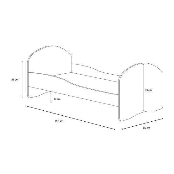 Letto singolo Luk160x80