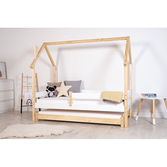 Letto estraibile Vario con materasso in schiuma - naturale