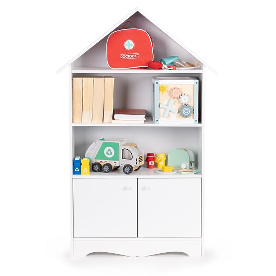 Libreria con spazio di archiviazione Domeček