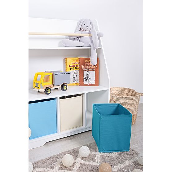 Libreria Montessori Cyan - bianca