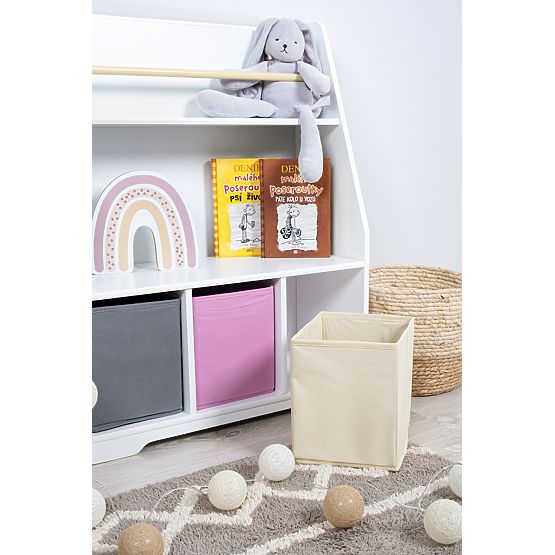 Libreria Montessori Dusty Pink - bianca