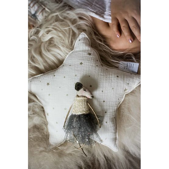 LILU Mussola cuscino stella mini