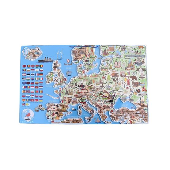 Mappa Magnetica dell'Europa XXXL