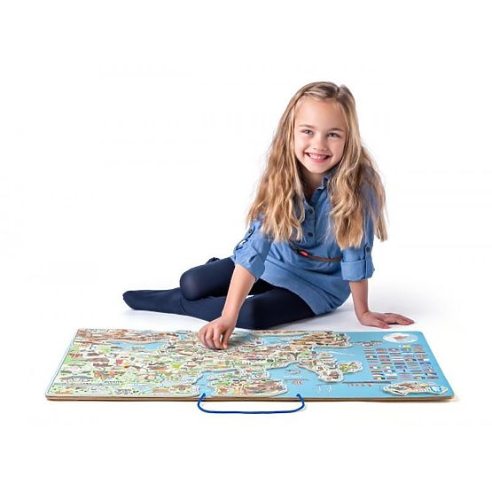 Mappa Magnetica dell'Europa XXXL