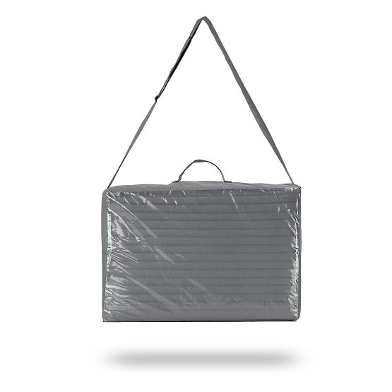 Materasso pieghevole portatile Amio - 120x60 cm - grigio