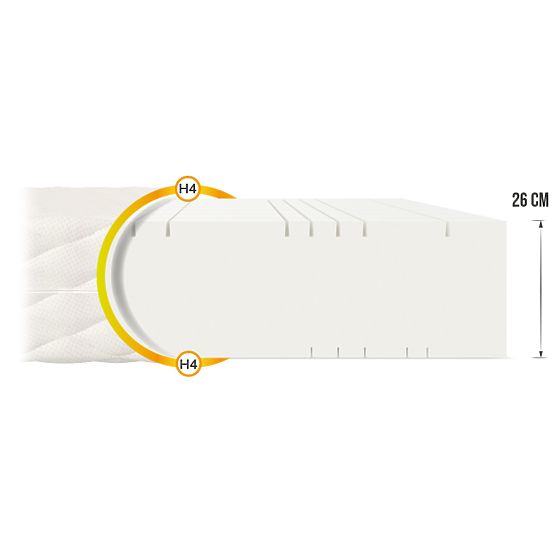 Materasso in schiuma Goya Max Plus 120 x 200 cm
