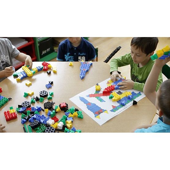 Mega set di blocchi di costruzione Morphun Starter, 600 pezzi