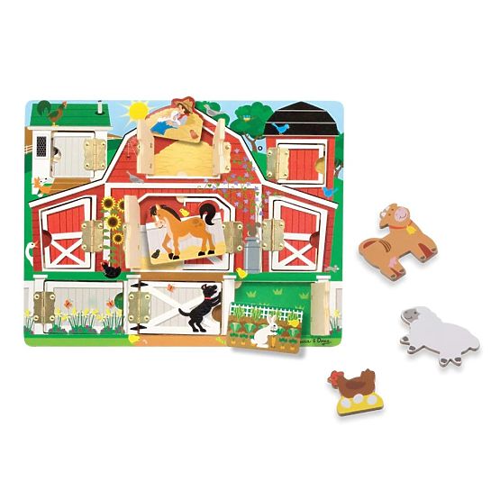 Melissa and Doug - Apri e Chiudi - Puzzle Nascondino