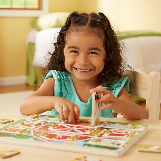 Melissa and Doug - Apri e Chiudi - Puzzle Nascondino