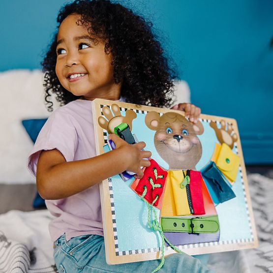 Melissa and Doug - Tavola motoria Vesti l'orsetto