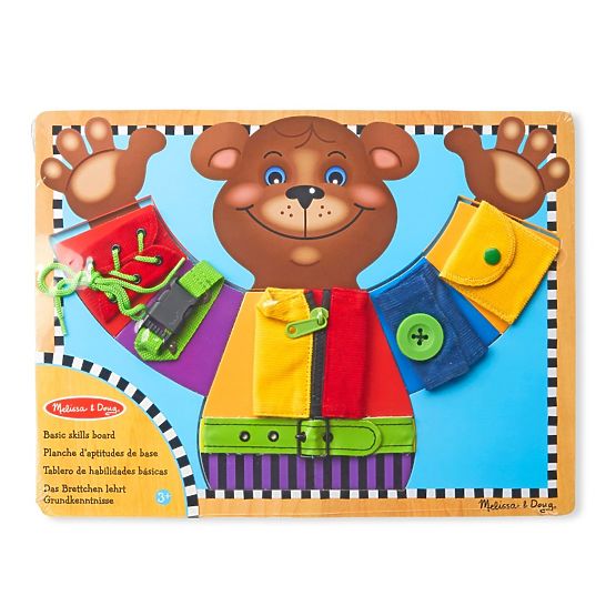 Melissa and Doug - Tavola motoria Vesti l'orsetto
