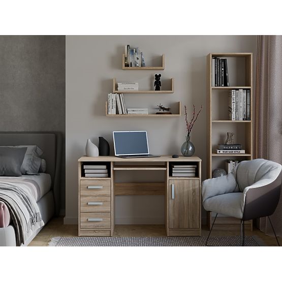 Mensola a Muro Sospesa MOBI 3P ROVERE SONOMA