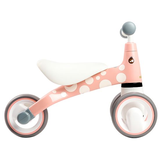 Mini buttafuori - rosa con pois bianchi