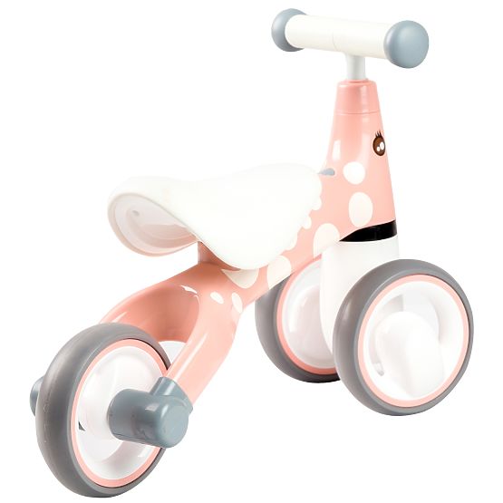 Mini buttafuori - rosa con pois bianchi