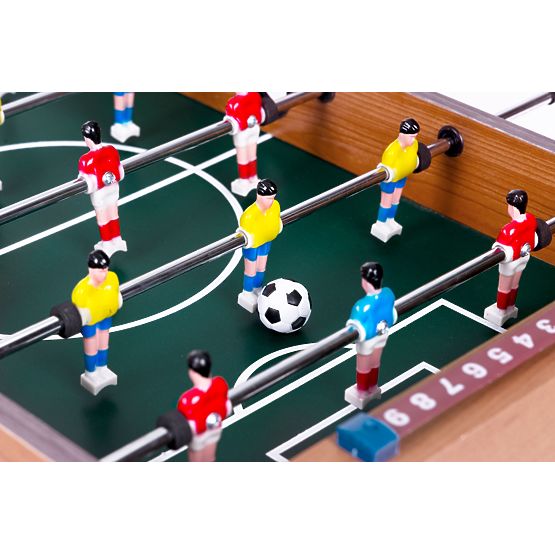 Mini calcio balilla da tavolo 69x35,5 cm in legno ECOTOYS