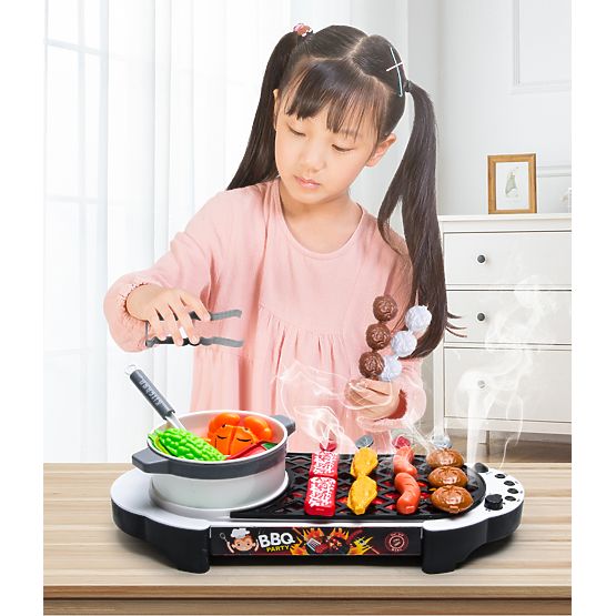 Mini cucina barbecue accessori per bambini