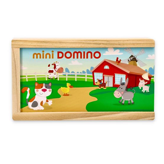 Mini Domino in scatola - Animali