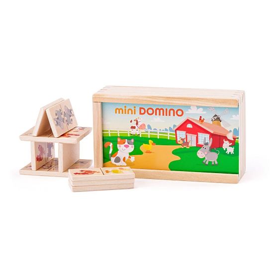 Mini Domino in scatola - Animali