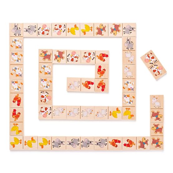Mini Domino in scatola - Animali