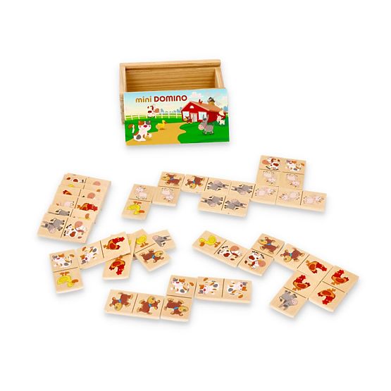 Mini Domino in scatola - Animali