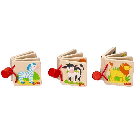 Mini-libro in legno GOKI