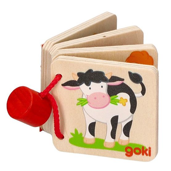 Mini-libro in legno GOKI
