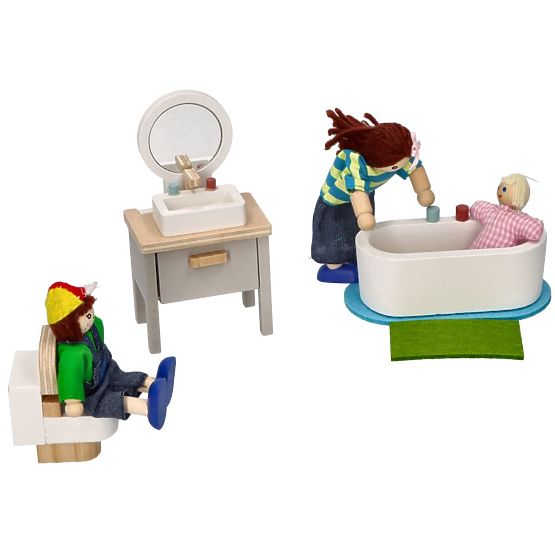 Mobili per casa delle bambole Bagno