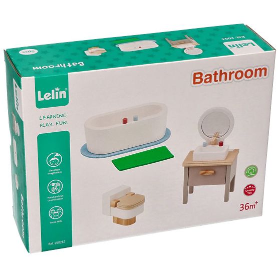 Mobili per casa delle bambole Bagno