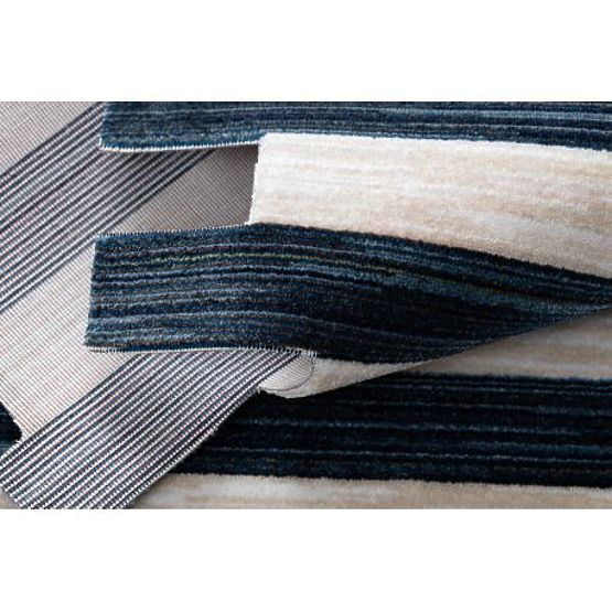 Moderno tappeto per bambini TOYS 75324 KOTVA, forma irregolare, crema, turchese, blu scuro