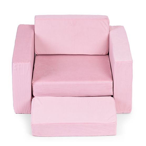 Poltrona modulare per bambini DIY 8 cuscini morbidi pieghevoli - rosa ECOTOYS