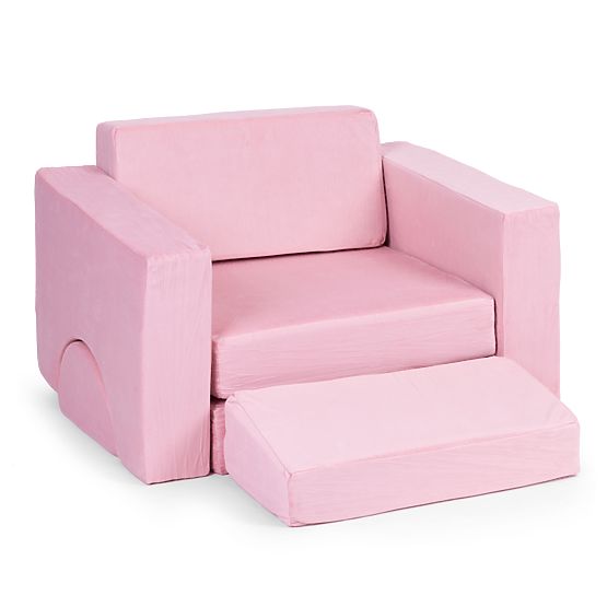 Poltrona modulare per bambini DIY 8 cuscini morbidi pieghevoli - rosa ECOTOYS