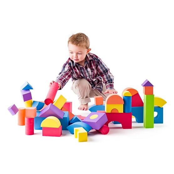 Morbidi blocchi di schiuma per bambini 54 pezzi