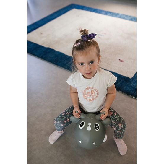 Mucca che salta KIDZZFARM - Grigio