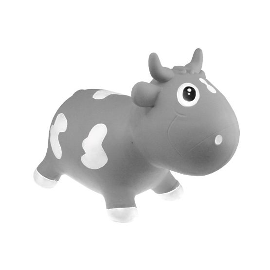 Mucca che salta KIDZZFARM - Grigio
