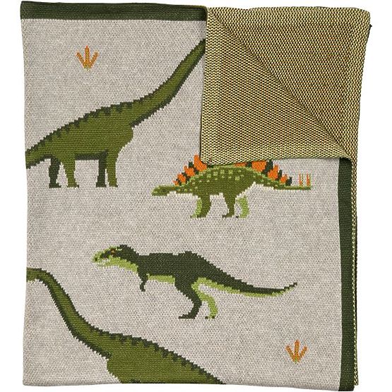 Nature Planet Coperta in cotone organico Dinosauri