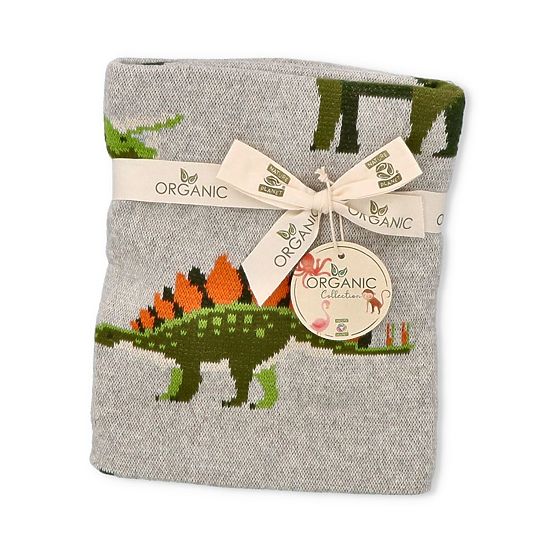 Nature Planet Coperta in cotone organico Dinosauri