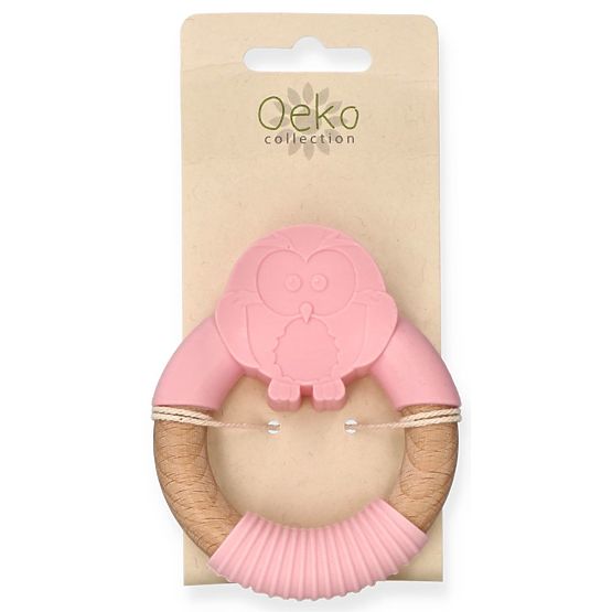 Nature Planet Massaggiagengive in Silicone Gufo Rosa