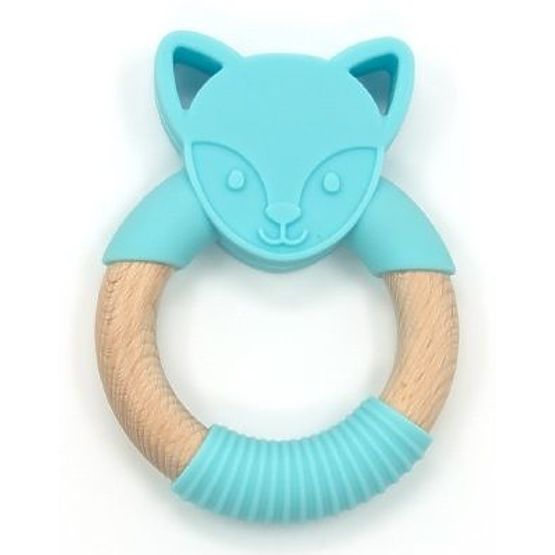 Nature Planet Massaggiagengive in silicone lupo blu