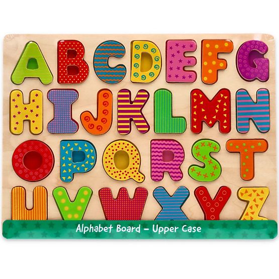 Nuovo puzzle in legno Alfabeto - gioco di lettere