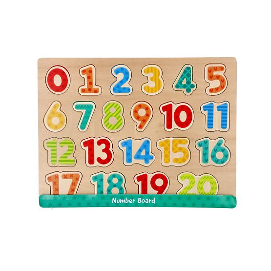 Nuovo puzzle in legno con numeri - puzzle